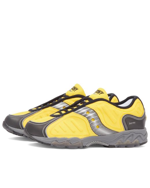 Saucony Yellow Matrix Sneakers for men