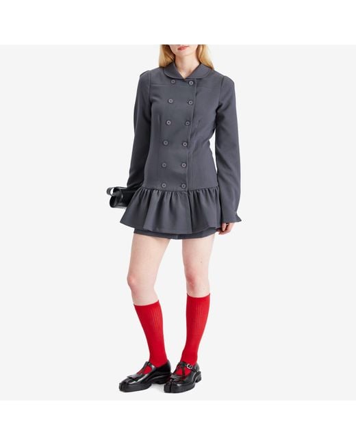 【PEACHY DEN】Romy Mini Dress ブラック Peachy Den Romy Mini Dress in Black | Lyst