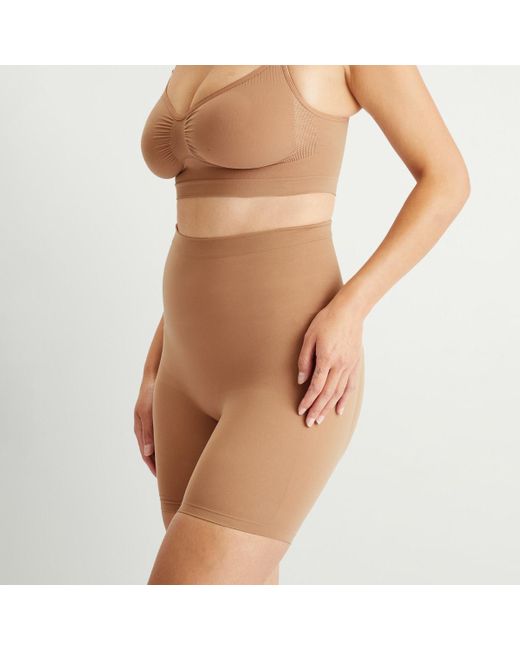Skims Natural Seamless Sculpt Mid Thigh Short