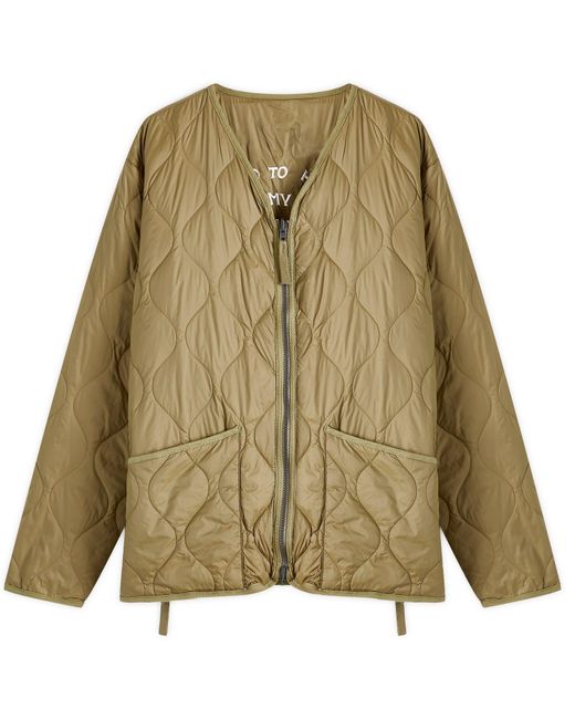 Taion Green Reversible Vetjan Down Jacket for men