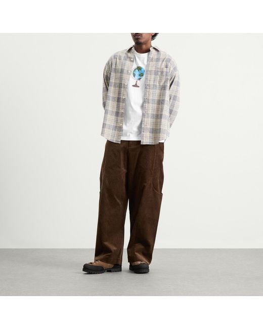 Forét White Globe T-Shirt for men