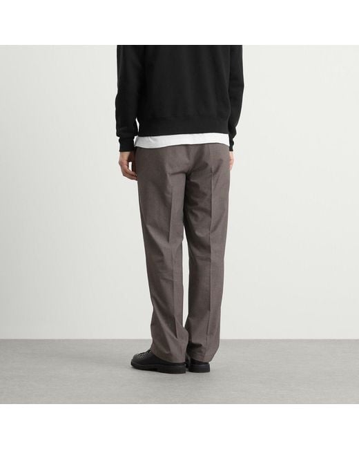 Wax London Gray Bayham Micro Puppytooth Trousers for men