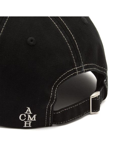 ACMH by Magic Castles Black 80's Cap for men