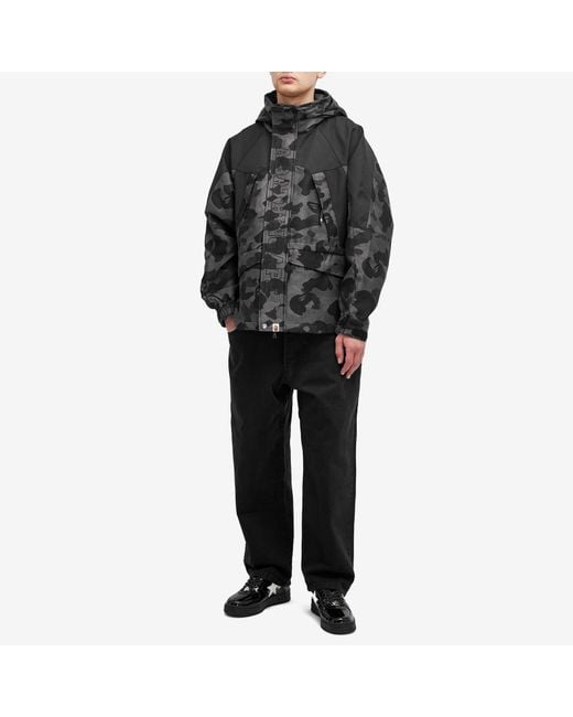 A Bathing Ape Black Snowboard Jacket for men
