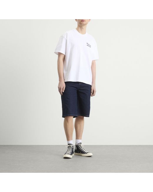 Dickies Blue 958 Loose Denim Shorts for men