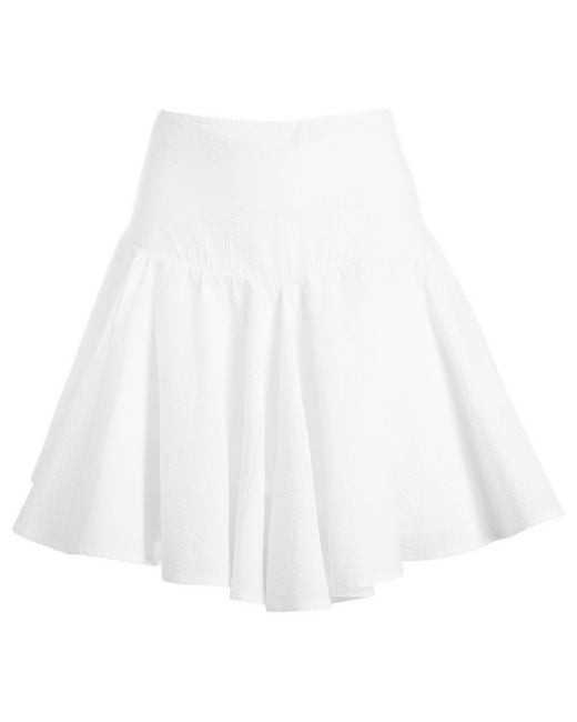 Peachy Den White Dylan Mini Skirt