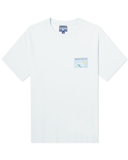 Maison Kitsuné White X Vilebrequin Comfort T-Shirt for men