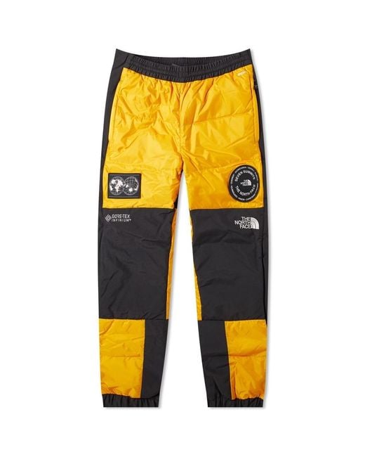 The North Face Yellow Seven Summits Gore-tex Down Pant for men