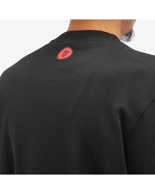 ICECREAM Black Cityscape Graphic Printed Crewneck for men