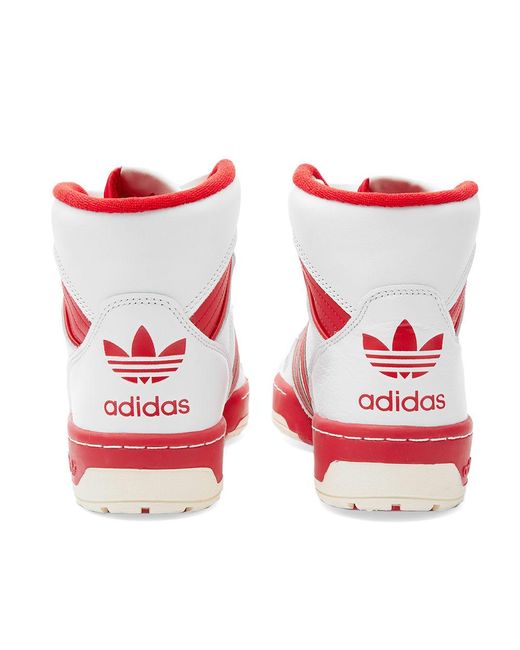 adidas Rivalry Hi-top W Sneakers in Red | Lyst
