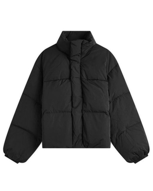 Acne Black Odiset Spray Puffer Jacket for men