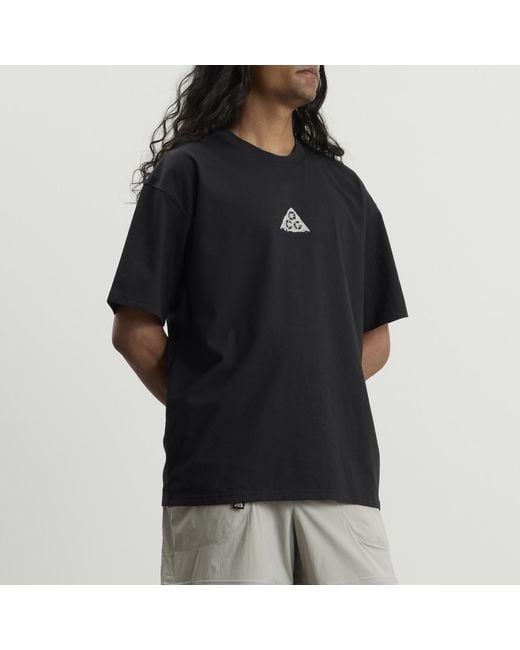 Nike Black Acg Stacked Rocks T-Shirt for men