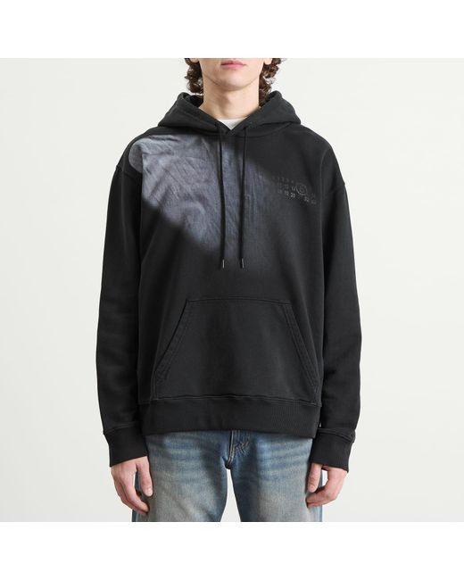 Maison Margiela Black Mm6 Light Beam Hoodie for men
