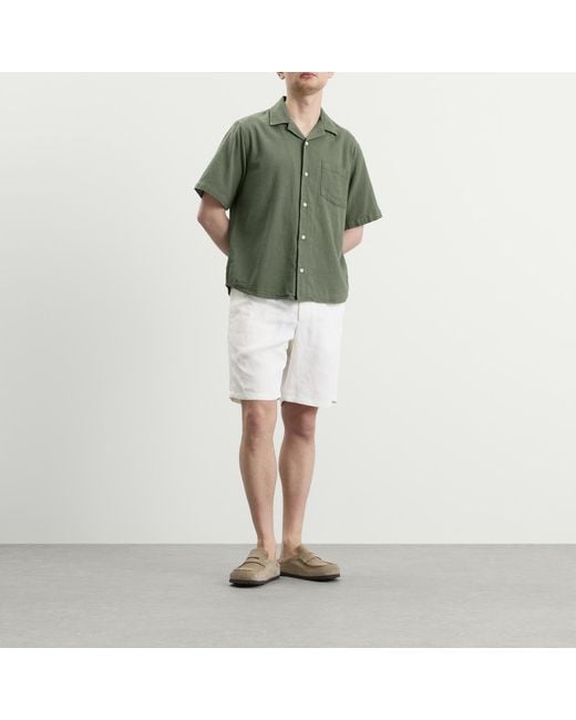 Corridor NYC Green Hopsack Ss for men