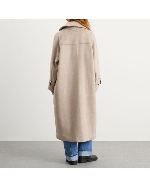Damson Madder Natural Jude Wool Coat