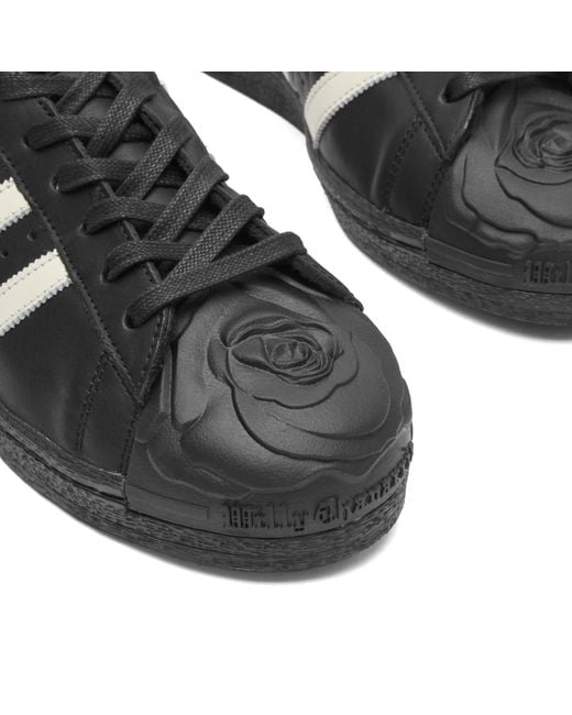 Adidas Black X Willy Chavarria Superstar Sneaker for men
