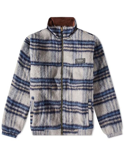 Butter Goods Hairy Plaid Lodge Jacket in Blue for Men | Lyst