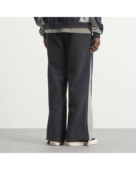 GALLERY DEPT. Black Twisted Leg Flare Sweatpant for men
