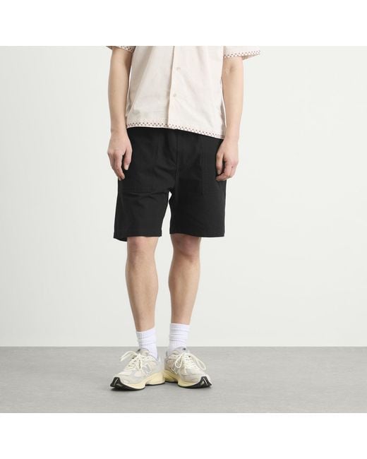 Service Works Black Canvas Chef Short for men