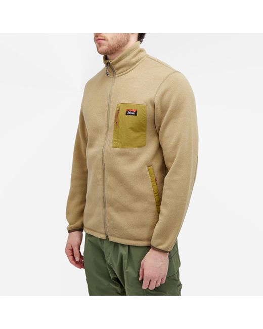 NANGA Natural Polartec Fleece Zip Jacket for men