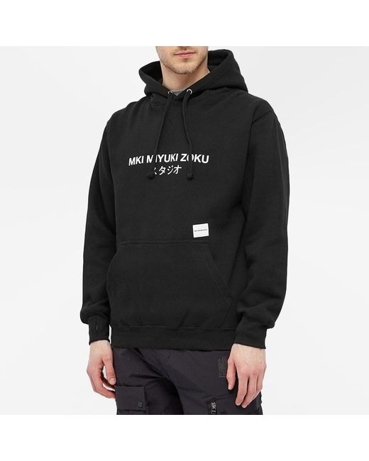 MKI Miyuki-Zoku Classic Logo Hoodie in Black for Men | Lyst Australia