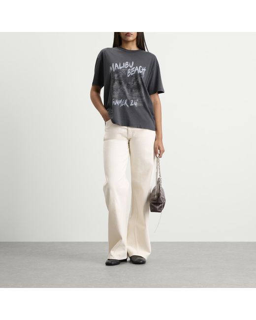 Anine Bing Black Cade T-Shirt