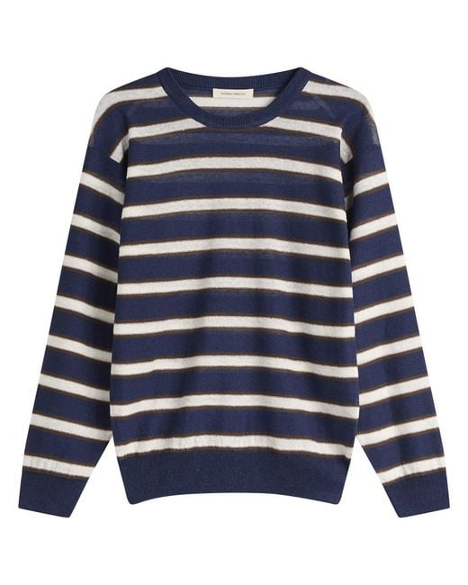 NOTHING WRITTEN Blue Stripe Jumper