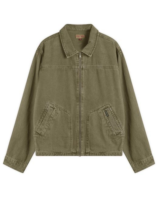 Dubbleware Green Crop Jacket for men