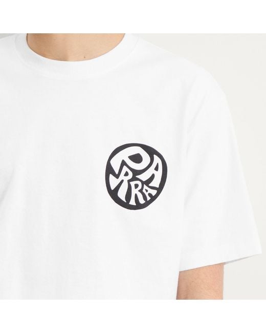 by Parra White Play Ball T-Shirt for men