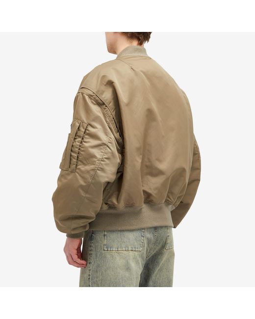 Entire studios Natural Broad Bomber Jacket for men