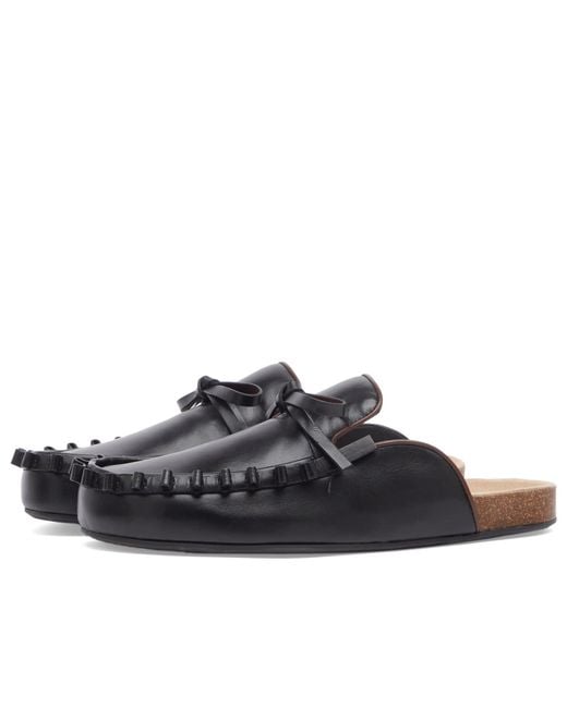 JW Anderson Ruffle Loafer in Black | Lyst