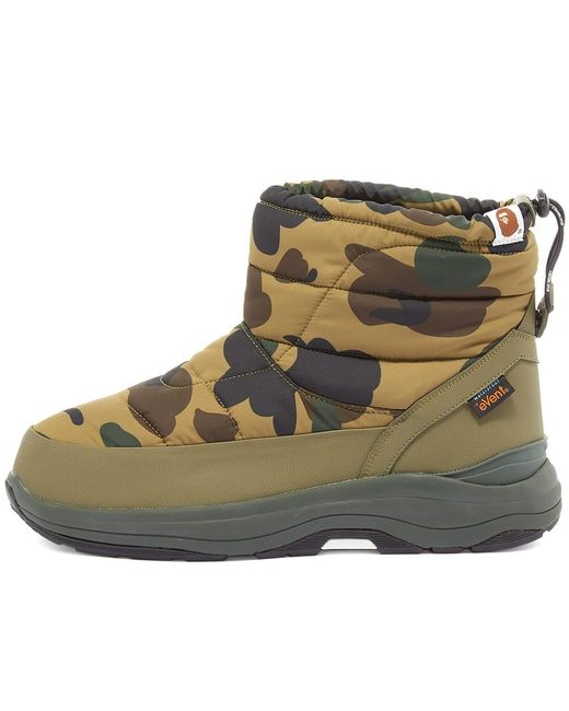A Bathing Ape X Suicoke Bower Boot in Green for Men | Lyst Canada