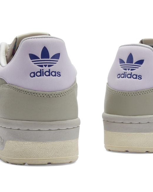 Adidas White Consortium X Nice Kicks Rivalry Sneakers for men