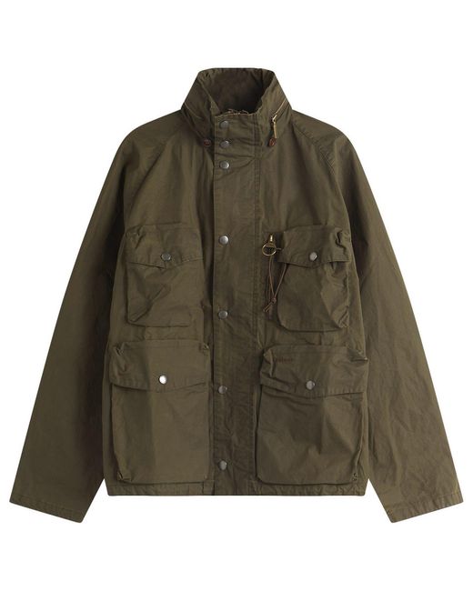 Barbour Green Heritage+ Westmorland Showerproof Jacket for men