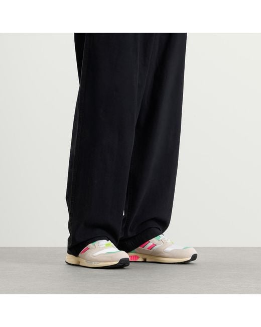 Adidas White Zx 8000 Mig Sneaker for men