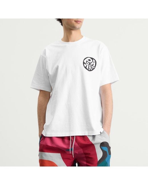 by Parra White Play Ball T-Shirt for men