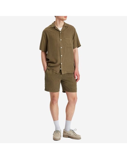Portuguese Flannel Green Dogtown Vacation Shirt for men