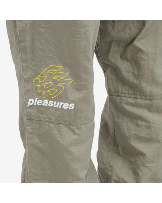 Pleasures Gray X 555 Sould Nylon Active Pant for men