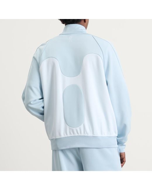 On Shoes Blue Ik Track Jacket for men