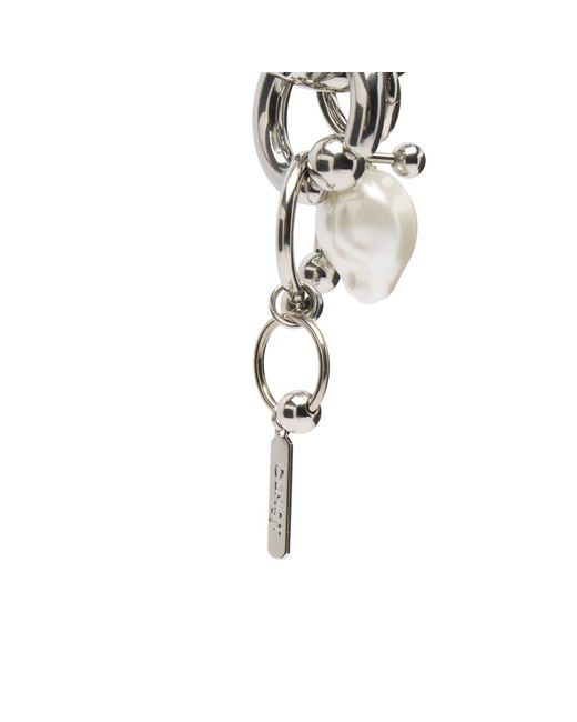 Justine Clenquet Metallic Laurie Keychain