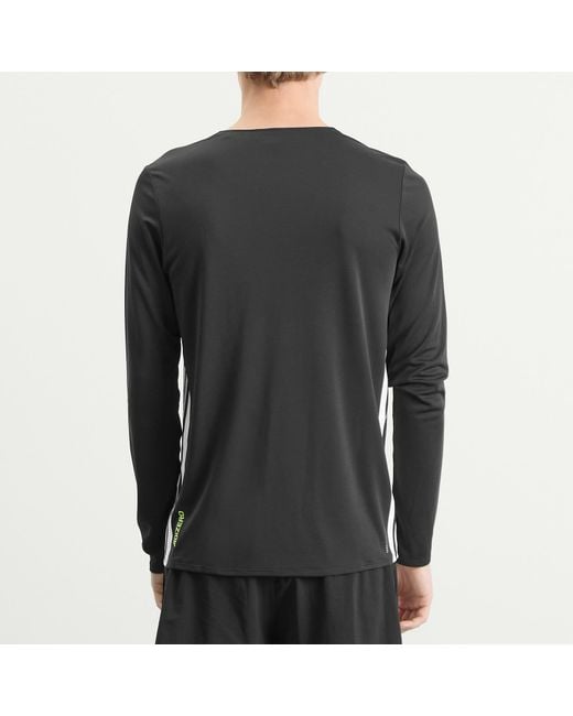 Adidas Originals Black Adidas Adizero Running Long Sleeve Top for men