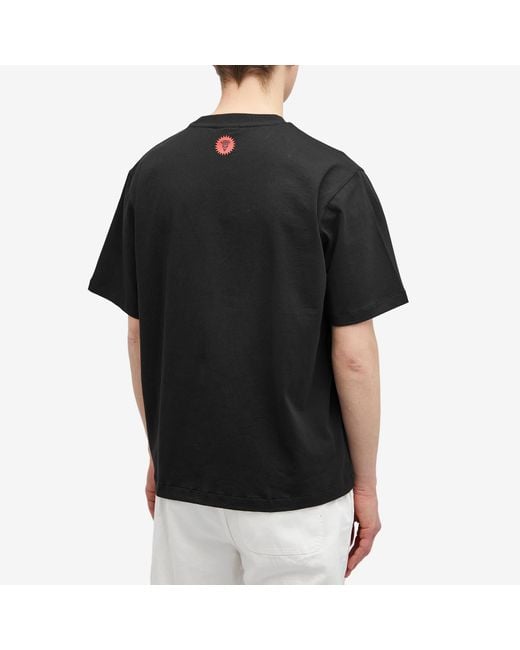 ICECREAM Black Running Dog T-Shirt for men