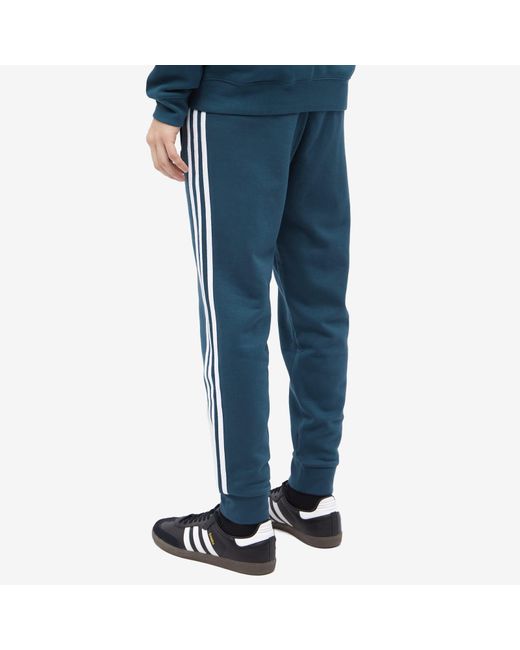 Adidas Blue 3 Stripe Pant for men