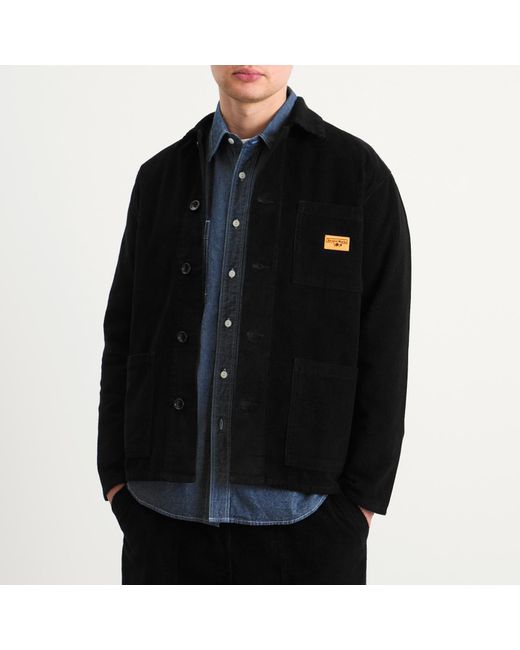 Service Works Black Corduroy Chore Shirt for men