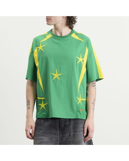 Nike Green Ymh Football Jersey for men