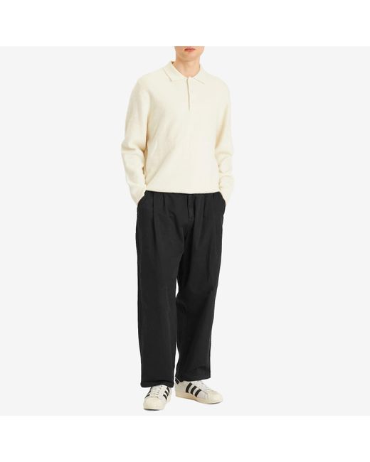 POLAR SKATE Black Railway Chinos for men