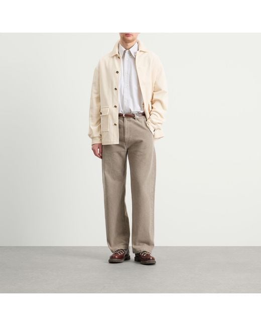 Drole de Monsieur Natural Drole De Monsieur Corduroy Overshirt for men