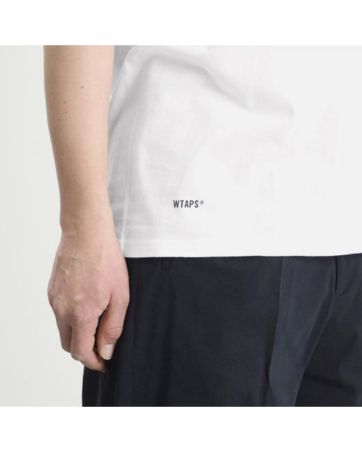 (w)taps White Skivvies 3-Pack Tee for men