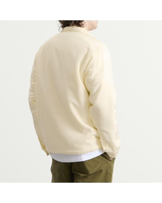 RANRA Natural Epitome Wool Silk Padded Overshirt for men
