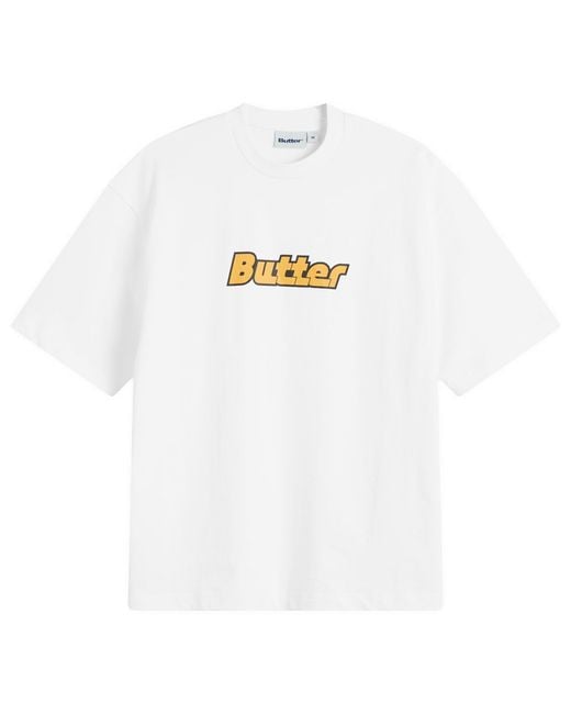 Butter Goods White Transit T-Shirt for men